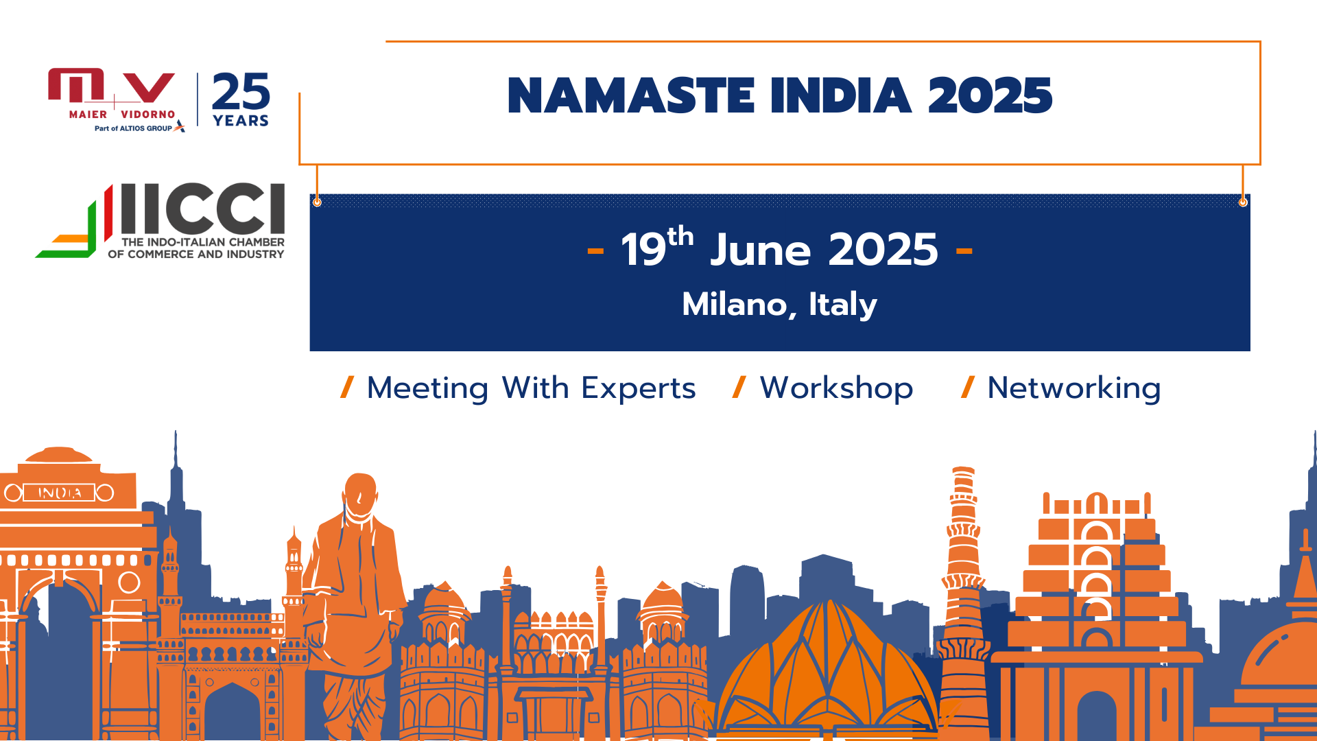 Thumbnail - Indo Italian chamber of commerce- Namaste India event-Maier Vidorno Altios